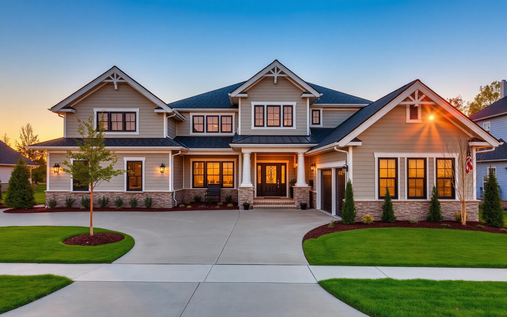 Premium American home with high-end finishes